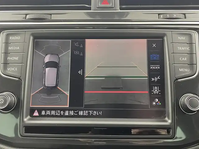 フォルクスワーゲン ティグアン TSI Rライン 埼玉県 2017(平29)年 11.4万km 黒 純正８型ナビ　３６０°　温シート　衝突軽減　レーダークルーズコントロール　ＭＴモード付　ビルトインＥＴＣ　前後ドライブレコーダー　Ｂｌｕｅｔｏｏｔｈ　ＵＳＢ端子　ルーフレール　ＬＥＤヘッドライト 純正19インチアルミ