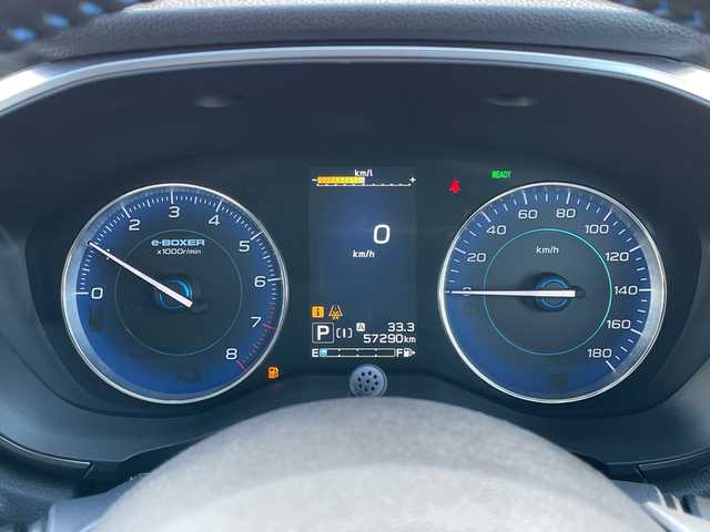 スバル ＸＶ ハイブリッド アドバンス 道央・札幌 2019(平31)年 5.8万km ラグーンブルーP ４WD/ワンオーナー/純正ディーラーOPナビ/CD/DVD/BT/USB/SD/フルセグTV/アイサイト/衝突被害軽減ブレーキ/横滑り防止装置/レーダークルーズコントロール/レーンキープアシスト/リアパーキングセンサー/ブラインドスポットモニター/サイドカメラ/ETC/X-MODE/SI-DRIVE/ECO-C/前席パワーシート/ハーフレザーシート/革巻きステアリング/ステアリングリモコン/パドルシフト/SRH/電動パーキング/オートブレーキホールド/プッシュスタート/スマートキー/LEDヘッドライト/オートライト/フォグランプ/電動格納ミラー/ヒーテッドドアミラー/ウィンカーミラー/純正フロアマット/ドアバイザー