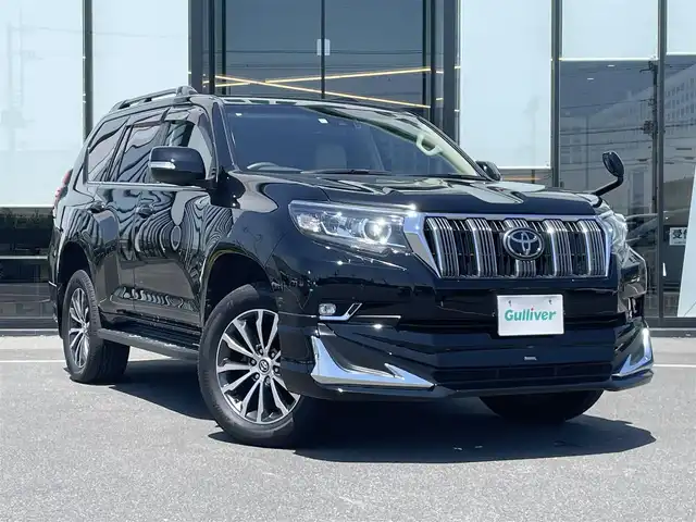 トヨタ ランドクルーザー プラド TX Lパッケージ 茨城県 2021(令3)年 5.3万km ブラック 純正ナビ/【AM・FM・DISC・TV・SD・BT】/サンルーフ/ルーフレール/モデリスタエアロ/モデリスタマフラー/パワーシート/シートヒーター/エアシート/デジタルインナーミラー/レーダークルコン/ETC/Bカメラ/センターデフロック/ダウンヒルアシストコントロール/４WD/ディーゼル車