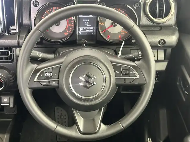 スズキ ジムニー XC 愛知県 2019(令1)年 4.9万km ジャングルグリーン 4WD/純正8インチSDナビ/フルセグTV/ドライブレコーダー/ビルトインETC/ステアリングリモコン/クルーズコントロール/シートヒーター/純正フロアマット/スズキセーフティサポート/　　・衝突軽減システム/　　・誤発進抑制機能/　　・車線逸脱警報機能/ヒルディセントコントロール/盗難防止機能/スペアタイヤ/スマートキー/スペアキー