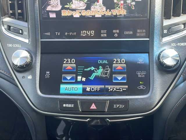 トヨタ クラウン アスリート S 山口県 2013(平25)年 8.3万km ホワイトパールクリスタルシャイン ワンオーナー/純正HDDナビ/フルセグテレビ/Bluetooth接続/クルーズコントロール/シートヒーター/エアシーター/バックカメラ/純正フロアマット/純正17インチアルミホイール/サンルーフ/ETC