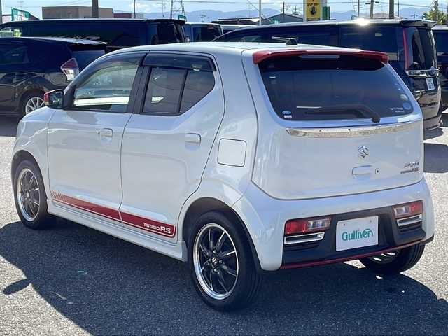 スズキ アルト ターボRS 石川県 2016(平28)年 3万km パールホワイト IC付ターボ/社外ナビ（AVIC-RZ22）/【ワンセグTV/CD/ラジオ】/パドルシフト/レーダーブレーキサポート/運転席シートヒーター/純正15インチAW/ETC/ドライブレコーダー（DRY-SV45GS）/横滑り防止装置/アイドリングストップ/オートライト/純正フロアマット/純正ドアバイザー/革巻きステアリング/ステアリングスイッチ