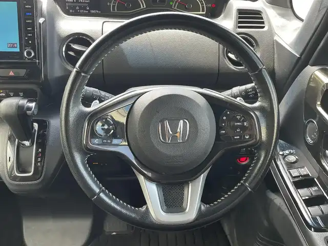 ホンダ Ｎ ＢＯＸ カスタム G EX ターボ ホンダセンシング 宮崎県 2019(令1)年 10.7万km クリスタルブラックパール 純正ナビ/　(AM/FM/DVD/BT/TV)/両側パワースライドドア/ドライブレコーダー/社外アルミ　15インチ/クルーズコントロール/バックカメラ/USBポート×３/パドルシフト/ETC