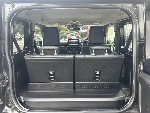 スズキ ジムニー XC 静岡県 2020(令2)年 5.5万km ブルーイッシュブラックパール3 ユーザー買取車両/ワンオーナー/純正SDナビ(CN-RZ856)/　【CD/DVD/BT/地デジTV】/純正LEDヘッドライト/衝突被害軽減システム/クルーズコントロール/バックカメラ/ドライブレコーダー/純正シートカバー/シートヒーター/スマートキー/プッシュスタート/背面タイヤ/ETC/USBポート×2/新車時保証書/取扱説明書/スペアキー×1