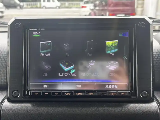 スズキ ジムニー XC 静岡県 2020(令2)年 5.5万km ブルーイッシュブラックパール3 ユーザー買取車両/ワンオーナー/純正SDナビ(CN-RZ856)/　【CD/DVD/BT/地デジTV】/純正LEDヘッドライト/衝突被害軽減システム/クルーズコントロール/バックカメラ/ドライブレコーダー/純正シートカバー/シートヒーター/スマートキー/プッシュスタート/背面タイヤ/ETC/USBポート×2/新車時保証書/取扱説明書/スペアキー×1