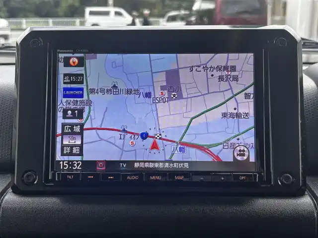 スズキ ジムニー XC 静岡県 2020(令2)年 5.5万km ブルーイッシュブラックパール3 ユーザー買取車両/ワンオーナー/純正SDナビ(CN-RZ856)/　【CD/DVD/BT/地デジTV】/純正LEDヘッドライト/衝突被害軽減システム/クルーズコントロール/バックカメラ/ドライブレコーダー/純正シートカバー/シートヒーター/スマートキー/プッシュスタート/背面タイヤ/ETC/USBポート×2/新車時保証書/取扱説明書/スペアキー×1