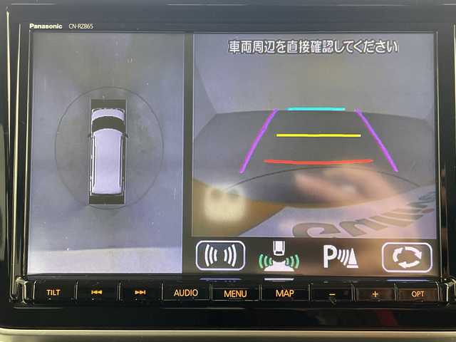 スズキ スペーシア ギア HYBRID XZ 岐阜県 2021(令3)年 1.6万km アクティブイエロー/ガンメタリック2トーン 4WD/純正8インチナビ/CD/DVD/Bluetooth/USB/フルセグTV/全方位モニター/両側パワースライドドア/スズキセーフティサポート/デュアルカメラブレーキサポート/後退時ブレーキサポート/車線逸脱警報機能/パーキングソナー/ハイビームアシスト/アダプティブクルーズコントロール/シートヒーター/ビルトインETC/革巻きステアリング/ステアリングリモコン/純正フロアマット/純正ドアバイザー/ルーフレール/オートLEDヘッドライト/フォグランプ/スマートキー/プッシュスタート/シートバックテーブル/ベンチシート