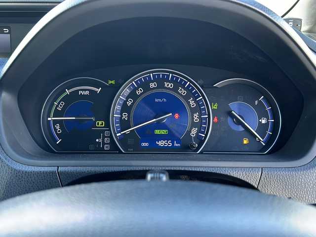 トヨタ エスクァイア ハイブリッド Gi プレミアムパッケージ 岐阜県 2018(平30)年 4.9万km ホワイトパールクリスタルシャイン 純正SDナビ　/両側パワースライド　/バックモニター　/フルセグTV　/ETC　/LEDヘッドライト/ハーフレザーシート　/シートヒーター　/ドライブレコーダー　/オートライト　/コーナーセンサー　/純正ホイール/レーンキープアシスト/クルーズコントロール/スマートキー/プッシュスタート/衝突被害軽減システム