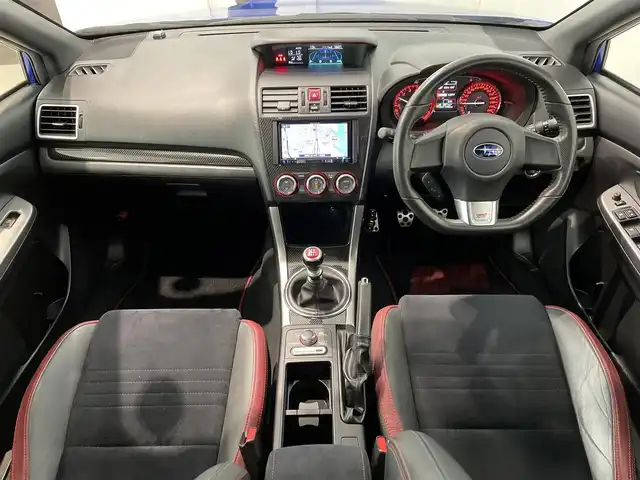 スバル ＷＲＸ ＳＴＩ STI タイプS 福岡県 2014(平26)年 4.8万km WRブルーパール 社外ナビ（ＢＴ，フルセグＴＶ）　/バックカメラ　/ＥＴＣ　/横滑り防止装置　/プッシュスタート　/ハーフレザーシート　/パワーシート　/ＳＴＩ専用シート／１８インチＡＷ　/ＬＥＤライト　/オートライト　/ドアバイザー