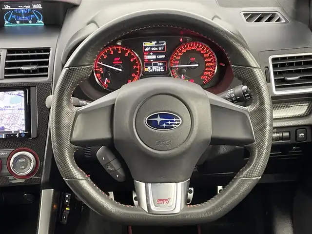 スバル ＷＲＸ ＳＴＩ STI タイプS 福岡県 2014(平26)年 4.8万km WRブルーパール 社外ナビ（ＢＴ，フルセグＴＶ）　/バックカメラ　/ＥＴＣ　/横滑り防止装置　/プッシュスタート　/ハーフレザーシート　/パワーシート　/ＳＴＩ専用シート／１８インチＡＷ　/ＬＥＤライト　/オートライト　/ドアバイザー