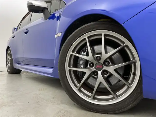 スバル ＷＲＸ ＳＴＩ STI タイプS 福岡県 2014(平26)年 4.8万km WRブルーパール 社外ナビ（ＢＴ，フルセグＴＶ）　/バックカメラ　/ＥＴＣ　/横滑り防止装置　/プッシュスタート　/ハーフレザーシート　/パワーシート　/ＳＴＩ専用シート／１８インチＡＷ　/ＬＥＤライト　/オートライト　/ドアバイザー