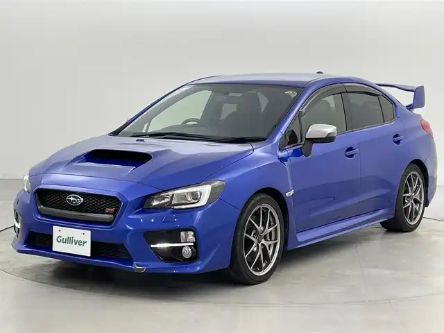 スバル ＷＲＸ ＳＴＩ STI タイプS 福岡県 2014(平26)年 4.8万km WRブルーパール 社外ナビ（ＢＴ，フルセグＴＶ）　/バックカメラ　/ＥＴＣ　/横滑り防止装置　/プッシュスタート　/ハーフレザーシート　/パワーシート　/ＳＴＩ専用シート／１８インチＡＷ　/ＬＥＤライト　/オートライト　/ドアバイザー