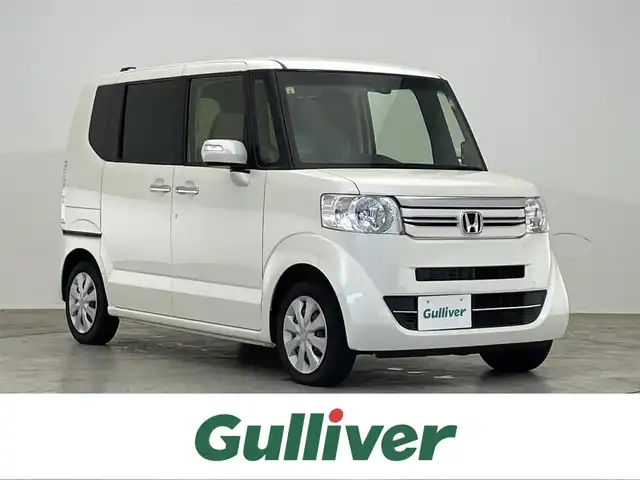 ホンダ Ｎ ＢＯＸ G SSパッケージ 滋賀県 2017(平29)年 3.6万km プレミアムホワイトパールⅡ 純正ナビ/(CD/DVD/フルセグ/Bluetooth)/バックカメラ/シートヒーター/ステアリングスイッチ/両側電動/ETC/HIDヘッドライト/オートライト/スマートキー/プッシュスタート