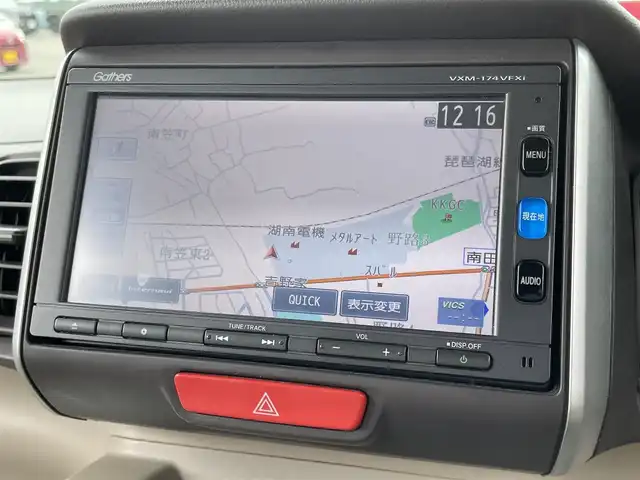 ホンダ Ｎ ＢＯＸ G SSパッケージ 滋賀県 2017(平29)年 3.6万km プレミアムホワイトパールⅡ 純正ナビ/(CD/DVD/フルセグ/Bluetooth)/バックカメラ/シートヒーター/ステアリングスイッチ/両側電動/ETC/HIDヘッドライト/オートライト/スマートキー/プッシュスタート