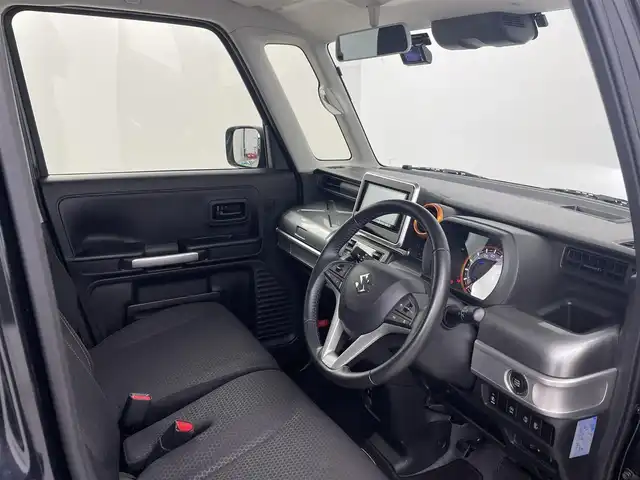 スズキ スペーシア ギア HYBRID XZターボ 埼玉県 2020(令2)年 4.4万km ブルーイッシュブラックパール3 carrozzeriaSDナビ/　Bluetooth/フルセグ/全方位カメラ/バックカメラ/両側パワースライドドア/ルーフレール/D/N席シートヒーター/前後ドライブレコーダー/アイドリングストップ/レーダークルーズコントロール/ビルドインETC/スマートキー/プッシュスタート/取扱説明書