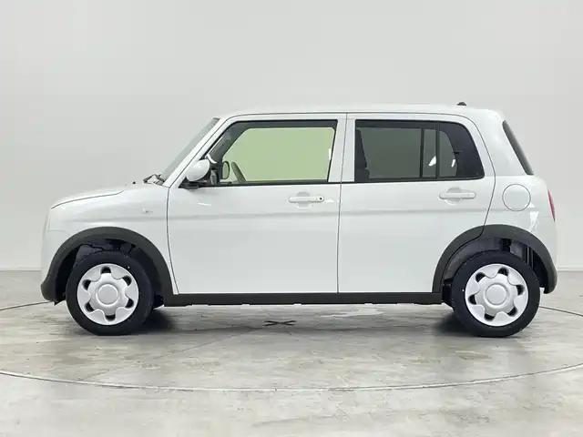 スズキ ラパン G 群馬県 2025(令7)年 0.1万km未満 ピュアホワイトP 届出済未使用車　衝突被害軽減ブレーキ　レーンアシスト　オートハイビーム　リアコーナーセンサー　シートヒーター　アイドリングストップ　ヘッドライトレベライザー　プッシュスタート　スマートキー　禁煙車