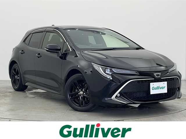 トヨタ カローラ スポーツ G スタイルパッケージ 宮城県 2020(令2)年 1.9万km アティチュードブラックマイカ ワンオーナー　/純正ディスプレイオーディオ　/ナビキット/バックカメラ　/クリアランスソナー/ブラインドスポットモニター/トヨタセーフティセンス　/　・レーダークルーズコントロール　/　・プリクラッシュセーフティ/　・レーントレーシングアシスト/　・オートハイビーム　/オートライト/LEDライト /フォグランプ/ハーフレザーシート/レザーステアリング/ビルトインＥＴＣ　/ハーフレザーシート　/防眩サイドミラー(純正車載)/純正アルミホイール/サイドバイザー