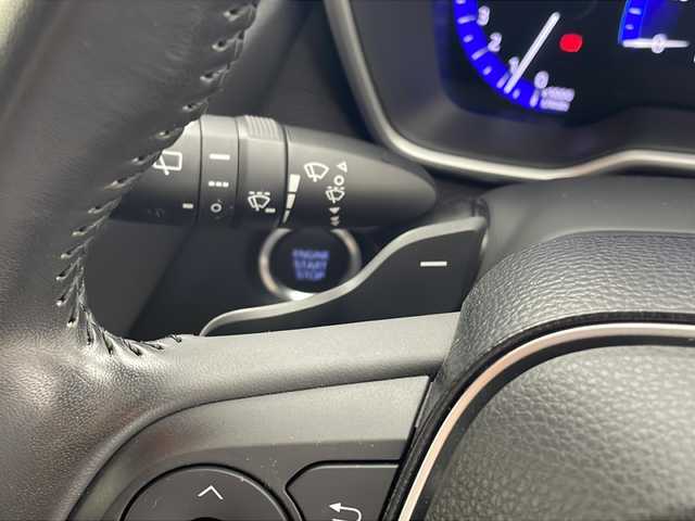 トヨタ カローラ スポーツ G スタイルパッケージ 宮城県 2020(令2)年 1.9万km アティチュードブラックマイカ ワンオーナー　/純正ディスプレイオーディオ　/ナビキット/バックカメラ　/クリアランスソナー/ブラインドスポットモニター/トヨタセーフティセンス　/　・レーダークルーズコントロール　/　・プリクラッシュセーフティ/　・レーントレーシングアシスト/　・オートハイビーム　/オートライト/LEDライト /フォグランプ/ハーフレザーシート/レザーステアリング/ビルトインＥＴＣ　/ハーフレザーシート　/防眩サイドミラー(純正車載)/純正アルミホイール/サイドバイザー