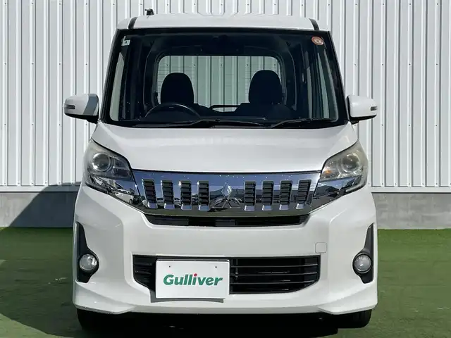 三菱 ｅＫスペース カスタムG 香川県 2014(平26)年 3.1万km シルキーホワイト 純正７型ＳＤナビ/　CD.DVD.BT.AUX.USB/バックカメラ/電動スライドドア/ＨＩＤヘッドライト/フォグライト/アイドリングストップ/純正１４インチＡＷ/スマートキー/スペアキー/純正フロアマット/純正ドアバイザー