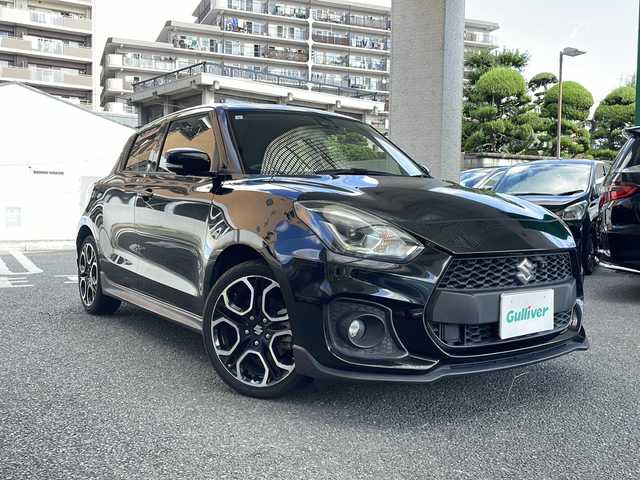 スズキ スイフト スポーツ セーフティPKG 大阪府 2019(平31)年 4.7万km スーパーブラックパール ワンオーナー/社外メモリーナビ/フルセグTV/Bluetoothオーディーオ/DVD再生/TVキャンセラー/バックカメラ/全方位カメラ/衝突軽減ブレーキ/車線逸脱警報/レーダークルーズコントロール/スマートキー/運転席シートヒーター/ETC/ドラレコ/LEDライト/純正17インチアルミホイル/スペアキー1本（スマートキー）