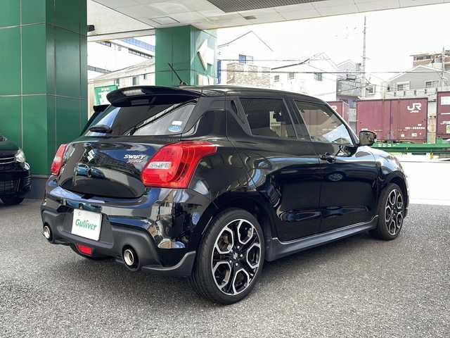 スズキ スイフト スポーツ セーフティPKG 大阪府 2019(平31)年 4.7万km スーパーブラックパール ワンオーナー/社外メモリーナビ/フルセグTV/Bluetoothオーディーオ/DVD再生/TVキャンセラー/バックカメラ/全方位カメラ/衝突軽減ブレーキ/車線逸脱警報/レーダークルーズコントロール/スマートキー/運転席シートヒーター/ETC/ドラレコ/LEDライト/純正17インチアルミホイル/スペアキー1本（スマートキー）