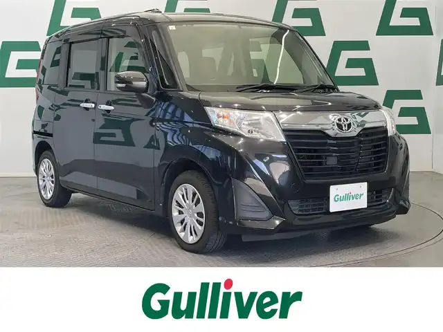 トヨタ ルーミー G 鹿児島県 2017(平29)年 5.1万km ブラックマイカメタリック ナビ/(フルセグTV/Bluetooth/DVD/CD)/クルーズコントロール/両側パワースライドドア/横滑り防止/ロールサンシェード/ＥＴＣ/アイドリングストップ/電動格納ミラー/オートライト/ヘッドライトレベライザー/純正フロアマット/プッシュスタート/スマートキー