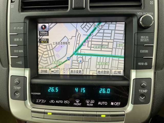 トヨタ クラウン マジェスタ Cタイプ 道央・札幌 2010(平22)年 7.6万km ホワイトパールクリスタルシャイン ・サンルーフ/・純正メーカーマルチナビ/・CD/DVD/HDD/フルセグTV/BT）/・バックカメラ　/・シートヒーター/エアシート　/・レザーシート/パワーシート　/・リアサンシェード　/・ステアリングスイッチ　/・純正フロアマット　/・ＬＥＤオートライト　/・ビルトインＥＴＣ/・スマートキー/スペアキー/・クルーズコントロール/・MTモード付AT/・クールボックス/・電動格納ミラー/・ウィンカーミラー/・フォグランプ/・エアサスコントロール