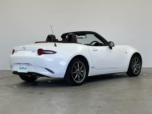 マツダ ロードスター 100周年特別記念車 埼玉県 2020(令2)年 1.9万km スノーフレイクホワイトパールマイカ 純正SDナビ/　TV BT AUX USB DVD CD/6MT車/BOSEサウンド/レーザーシート/シートヒーター/LEDオートライト/クルーズコントロール/コーナーセンサー