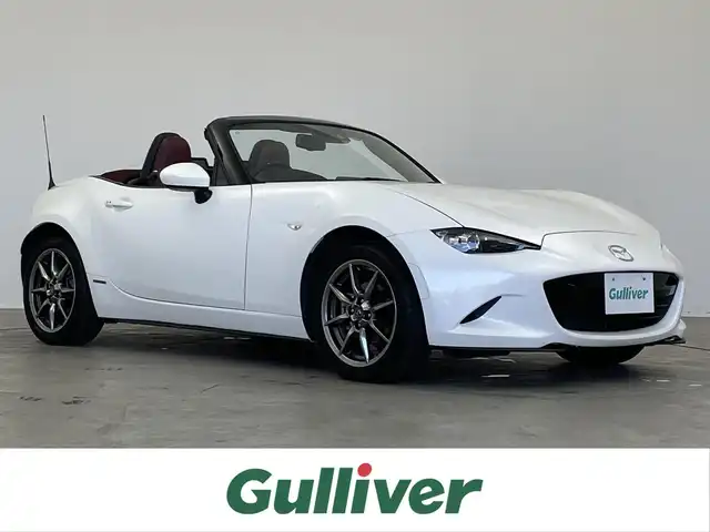 マツダ ロードスター 100周年特別記念車 埼玉県 2020(令2)年 1.9万km スノーフレイクホワイトパールマイカ 純正SDナビ/　TV BT AUX USB DVD CD/6MT車/BOSEサウンド/レーザーシート/シートヒーター/LEDオートライト/クルーズコントロール/コーナーセンサー