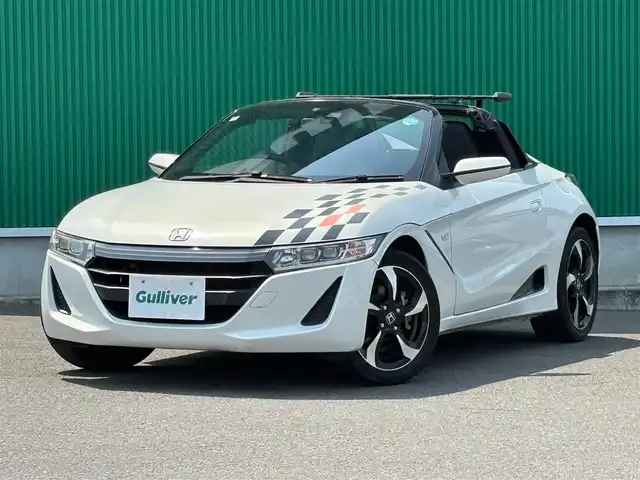 ホンダ Ｓ６６０ α 宮城県 2017(平29)年 2.6万km プレミアムスターホワイトパール シティブレーキアクティブシステム/＝＝＝/6速MT/クルーズコントロール/社外ポータブルナビ（CN-G510D）/ETC/ハーフレザーシート/革巻きステアリング/LEDヘッドライト/LEDポジションランプ/オートライト/スマートキー/プッシュスタート/純正アルミホイール/無限フロアマット/Wエアバッグ