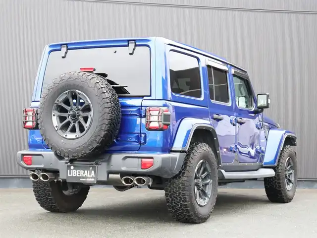 クライスラー・ジープ ジープ ラングラー アンリミテッド サハラ 静岡県 2019(令1)年 3.3万km 青 衝突軽減ブレーキ　/黒革　/ＡＣＣ　/純正ナビＴＶ　/バックカメラ　/ＥＴＣ　/ＬＥＤ　/ＪＩＰＰＥＳＥＮマフラー　/ＪＩＰＰＥＳＥＮ１７ＡＷ　/シートヒーター　/ハンドルヒーター　/コーナーセンサー　/スペアキー