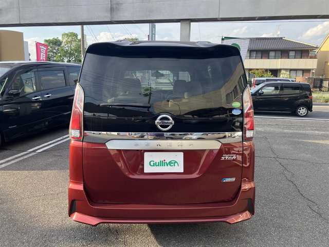 日産 セレナ ハイウェイスター 愛知県 2017(平29)年 13.8万km マルーンレッド 2トーン エマージェンシーブレーキ/純正9インチSDナビ/純正リヤフリップダウンモニター/DVD&CD&Blu-rayビデオ/地デジフルセグ/バックカメラ/LEDヘッドライト/オートライト/クルーズコントロール/ビルトインETC/インテリジェントキー×2ケ/ハンズフリーパワースライドドア/純正アルミホイル/保証書取説有り