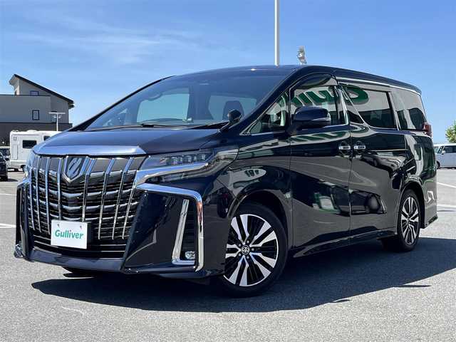トヨタ アルファード S Cパッケージ 奈良県 2020(令2)年 4.3万km スパークリングブラックパールクリスタルシャイン 純正9インチディスプレイオーディオ/（フルセグ/BT/AppleCarPlay/AndroidAuto)/レーダークルーズコントロール/バックカメラ/ブラインドスポットモニター/前後コーナーセンサー/プリクラッシュセーフティ/レーンキープアシスト/両側パワースライドドア/電動リアゲート/全席パワーシート/運転席メモリーシート/前席シートヒーター/前席エアーシート/ハンドルヒーター/後席サンシェード/デジタルインナーミラー/前方ドライブレコーダー/ETC/純正18インチAW/保証書/取り扱い説明書/スペアキーX1