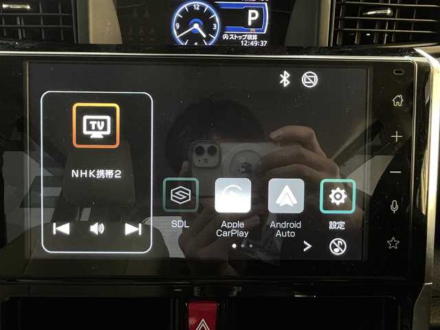 トヨタ ルーミー カスタムG 鹿児島県 2022(令4)年 4.1万km レーザーブルークリスタルシャイン 禁煙車/ディスプレイオーディオ/（Bluetooth.フルセTV.Androidauto.Applecarplay）/バックモニター/ビルトインETC/両側パワースライドドア/スマートアシスト/・衝突軽減支援ブレーキ/・車線逸脱警報/・先行車発進お知らせ機能/・アダプティブクルーズコントロール/電動パーキング/ブレーキホールド/レザー調シートカバー