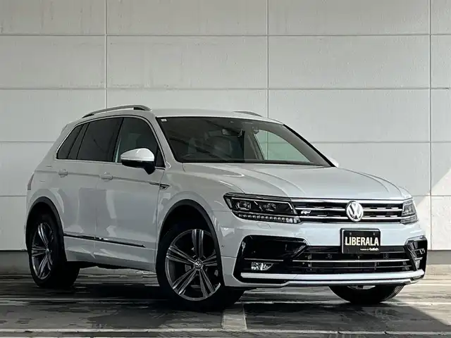 フォルクスワーゲン ティグアン TDI 4モーション Rライン 山形県 2019(令1)年 7万km 白 4WD/純正ナビ/CD/DVD/Bluetooth/フルセグTV/360°カメラ/レーンアシスト/サイドアシスト/フロントアシスト/アダプティブクルーズコントロール/リヤトラフィックアラート/前後ドライブレコーダー/シートヒーターD/N席