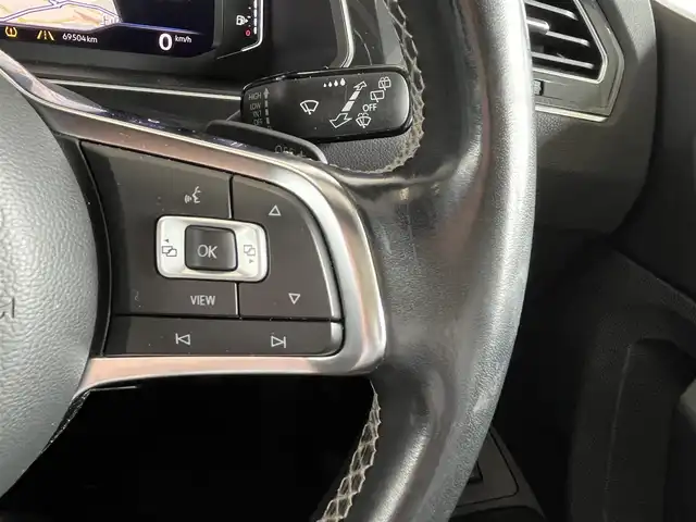 フォルクスワーゲン ティグアン TDI 4モーション Rライン 山形県 2019(令1)年 7万km 白 4WD/純正ナビ/CD/DVD/Bluetooth/フルセグTV/360°カメラ/レーンアシスト/サイドアシスト/フロントアシスト/アダプティブクルーズコントロール/リヤトラフィックアラート/前後ドライブレコーダー/シートヒーターD/N席