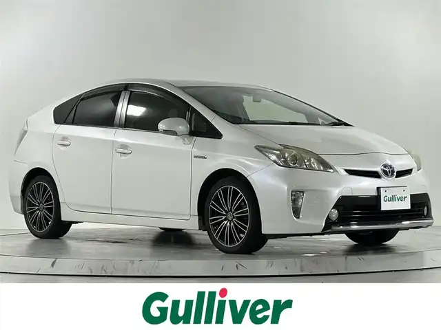 トヨタ プリウス G 佐賀県 2012(平24)年 9.8万km ホワイトパールクリスタルシャイン ワンオーナー/純正7インチナビ/フルセグTV/Bluetooth/CD/DVD/バックカメラ/クルーズコントロール/オートライト/HIDヘッドライト/フォグライト/前後ドライブレコーダー/ビルトインETC/運転席パワーシート/ハーフレザーシート/カーテンエアバック/純正フロアマット/社外17インチアルミホイール/純正ドアバイザー/ステアリングスイッチ/電動格納ミラー/ISOFIX対応シート/スマートキー/スペアキー×1/プッシュスタート