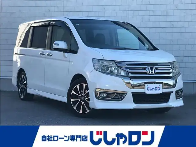 ホンダ ステップワゴン スパーダ Z クールS Iナビセレ 栃木県 2013(平25)年 12.2万km ホワイトオーキッドパール (株)IDOMが運営する【じしゃロン小山店】の自社ローン対象車両になります。こちらは現金ご利用時の価格です。/自社ローンご希望の方は別途その旨お申付け下さい。//禁煙車/純正フルセグナビ/（CD/DVD/AM/FMラジオ）/スマートキー/バックカメラ/ＥＴＣ/両側パワースライドドア/クルーズコントロール/フリップダウンモニター/アイドリングストップ/パドルシフト/ステアリングリモコン/電動格納ドアミラー/パワーウインドウ/防眩ミラー