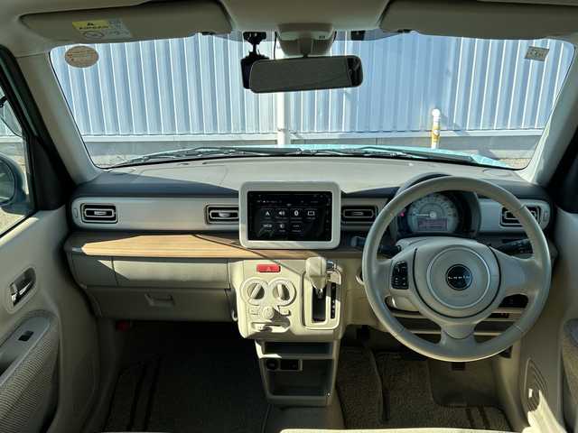 スズキ ラパン S 愛媛県 2017(平29)年 4.9万km フレンチミントPM 純正ナビ/Bluetooth/CD/USB/ワンセグ/全方位カメラ/バックカメラ/ドライブレコーダー前のみ/ETC/運転席シートヒーター/アイドリングストップ/純正フロアマット/プッシュスタート/レーンキープアシスト/保証書/取扱説明書/記録簿