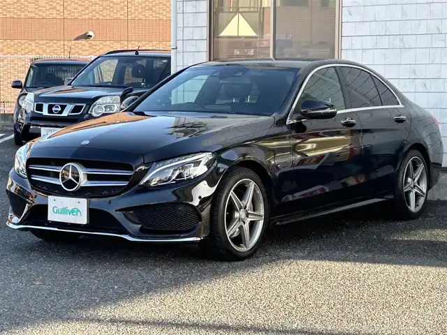 メルセデス・ベンツ Ｃ２２０ｄ 福岡県 2016(平28)年 7.7万km オブシディアンブラック 純正8.4インチHDDナビ/ (AM/FM/Bluetooth/CD/DVD/フルセグTV)/バックカメラ/走行安全システム/・PRE-SAFEブレーキ/・レーンキープアシスト/・アテンションアシスト/・クルーズコントロール/・オートライト/・クリアランスソナー/・コーナーセンサー/・ブラインドスポットアシスト/横滑り防止/ブレーキホールド/アイドリングストップ/純正18インチAW/前後ドライブレコーダーYupiteru【SN-TW90di】/ETC/革巻きステアリング/ステアリングスイッチ/パドルシフト/黒レザーシート/シートポジションメモリースイッチ/パワーシート(D/N席)/シートヒーター(D/N席)/トランクリッド/USB充電ソケット/電格ウィンカーミラー/プッシュスタート/純正フロアマット/スペアキー×1/保証書/取扱説明書