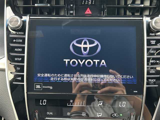 トヨタ ハリアー プログレス 和歌山県 2018(平30)年 2.3万km ホワイトパールクリスタルシャイン 純正ナビ/フルセグTV/（BT/CD/DVD/USB)/全方位カメラ/JBLサウンド/横滑り防止/衝突被害軽減ブレーキ/レーダークルーズコントロール/レーンキープアシスト/前後コーナーセンサー/オートライト/モデリスタエアロ（F/S/R)/全方位カメラ/前方ドラレコ/ETC2.0/ステアリングリモコン/電動リアゲート/LEDヘッドライト/フォグランプ/純正フロアマット/純正18インチアルミ/プッシュスタート