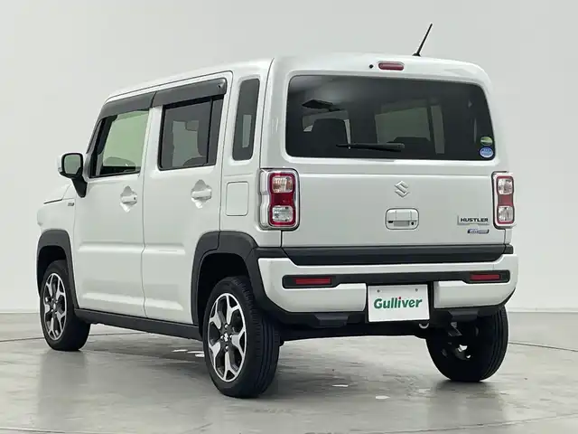 スズキ ハスラー HYBRID X ターボ 群馬県 2020(令2)年 1.6万km ピュアホワイトP ８型ナビ　バックカメラ　シートヒーター　衝突被害軽減ブレーキ　レーンアシスト　ＥＴＣ　ドラレコ　パドルシフト　革巻きステアリング　アダプティブクルーズコントロール　ＬＥＤヘッドライト・フォグ　禁煙