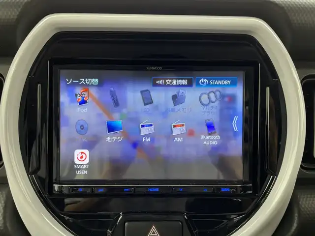 スズキ ハスラー HYBRID X ターボ 群馬県 2020(令2)年 1.6万km ピュアホワイトP ８型ナビ　バックカメラ　シートヒーター　衝突被害軽減ブレーキ　レーンアシスト　ＥＴＣ　ドラレコ　パドルシフト　革巻きステアリング　アダプティブクルーズコントロール　ＬＥＤヘッドライト・フォグ　禁煙