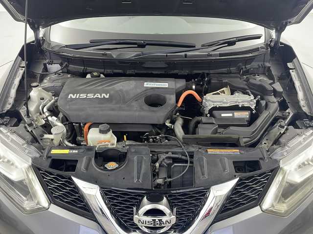 日産 エクストレイル ハイブリッド 20X エマージェンシーブレーキ 栃木県 2016(平28)年 4.6万km ダークメタルグレー ワンオーナー/エマージェンシーブレーキ/コーナーセンサー/シートヒーター/純正SDナビ/　(AM/FM/CD/DVD/TV/SD/Bluetooth)/バックカメラ/フルセグTV/パワーバックドア /革巻きステアリング/ETC/LEDヘッドライト/オートライト/フォグランプ/スマートキー/スペアキー/プッシュスタート/純正フロアマット/電動格納ミラー/ウィンカーミラー
