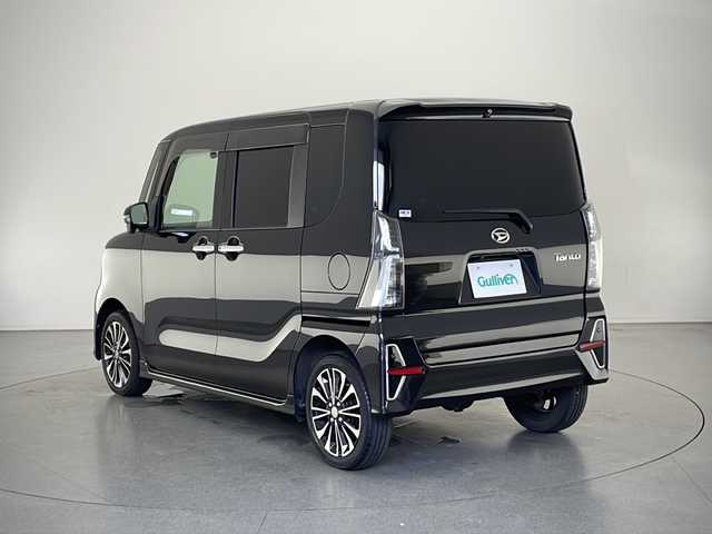 ダイハツ タント カスタム RS セレクション 長野県 2020(令2)年 6.4万km ブラックマイカメタリック 4WD/純正SDナビ/（フルセグ/CD/SD/USB/BL)/バックカメラ/両側パワースライドドア/ビルトインETC/ドライブレコーダー（前）/クルーズコントロール（追従あり）/レーンキープアシスト/衝突被害軽減システム/ステアリングスイッチ/シートヒーター（前席）/LEDヘッドライト/オートライト/純正アルミホイール/純正マット/ドアバイザー/２列目サンシェード/スマートキー/スペアキー/取説