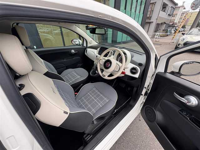 フィアット ５００ スーパーポップチェントヴェンティ 石川県 2019(令1)年 6万km ビアンコ・ガーラ 特別仕様車/ディスプレイオーディオ/AppleCarPlay/Bluetooth/バックカメラ/ドライブレコーダー/ETC/アイドリングストップ /横滑り防止装置/革巻きステアリング/ステアリングリモコン