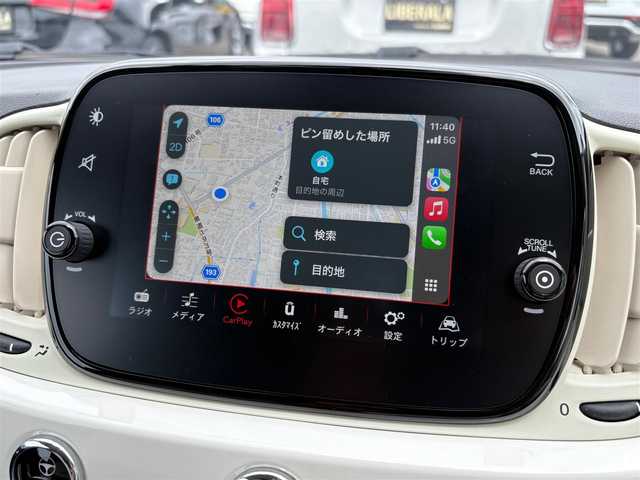 フィアット ５００ スーパーポップチェントヴェンティ 石川県 2019(令1)年 6万km ビアンコ・ガーラ 特別仕様車/ディスプレイオーディオ/AppleCarPlay/Bluetooth/バックカメラ/ドライブレコーダー/ETC/アイドリングストップ /横滑り防止装置/革巻きステアリング/ステアリングリモコン