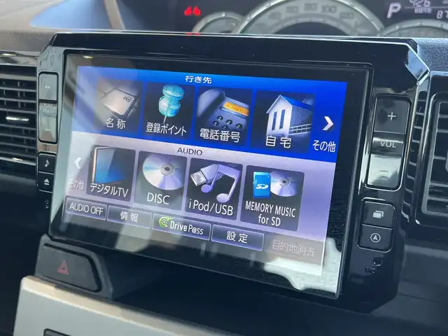 ダイハツ ウェイク G SA 兵庫県 2015(平27)年 8万km ブラックマイカメタリック 純正SDナビ/【CD/DVD/Bluetooth】/バックカメラ/アイドリングストップ/LEDヘッドライト/純正15インチアルミ/社外ETC/純正フロアマット/横滑り防止装置/衝突被害軽減システム/両側パワースライドドア