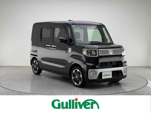 ダイハツ ウェイク G SA 兵庫県 2015(平27)年 8万km ブラックマイカメタリック 純正SDナビ/【CD/DVD/Bluetooth】/バックカメラ/アイドリングストップ/LEDヘッドライト/純正15インチアルミ/社外ETC/純正フロアマット/横滑り防止装置/衝突被害軽減システム/両側パワースライドドア