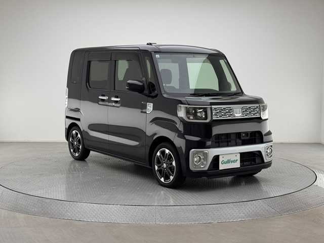 ダイハツ ウェイク G SA 兵庫県 2015(平27)年 8万km ブラックマイカメタリック 純正SDナビ/【CD/DVD/Bluetooth】/バックカメラ/アイドリングストップ/LEDヘッドライト/純正15インチアルミ/社外ETC/純正フロアマット/横滑り防止装置/衝突被害軽減システム/両側パワースライドドア
